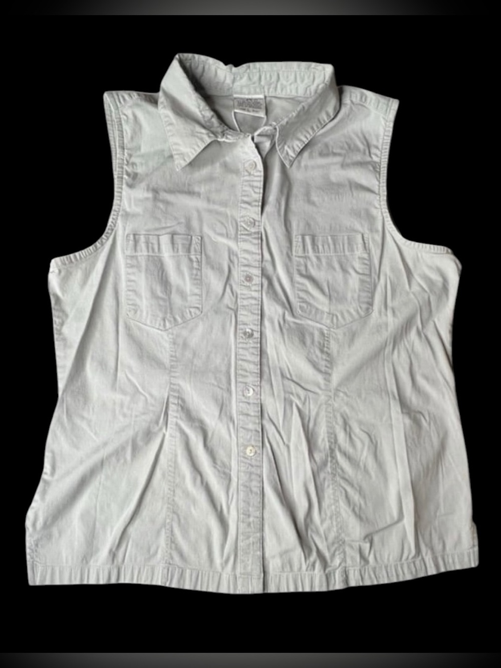 Regatta 90s Vintage Tan Khaki Tank Top Sz L